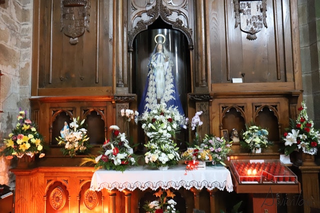 Virgen de los Milagros en Caión