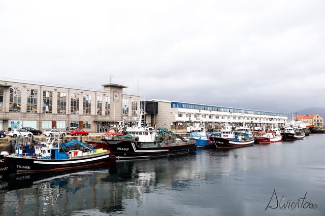 Barcos en el puerto de Vigo