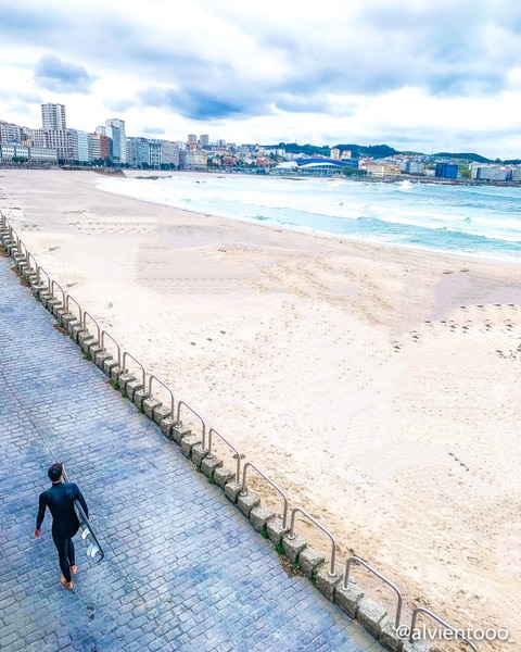 surfistas de A Coruña