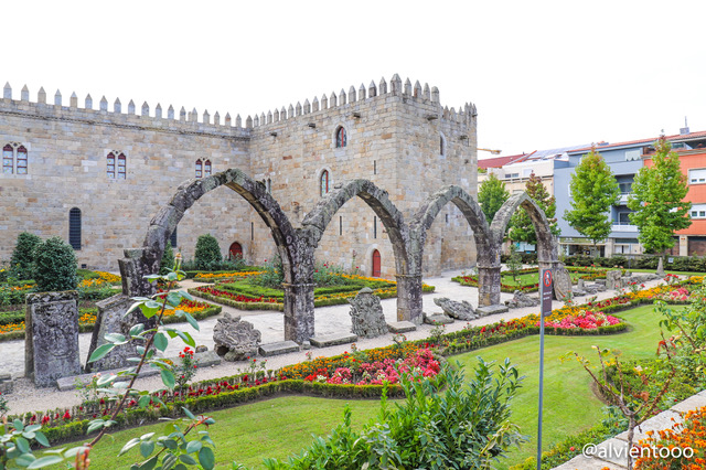 Jardín de Santa Bárbara en Braga