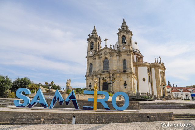 Santuario do sameiro cerca de Braga 