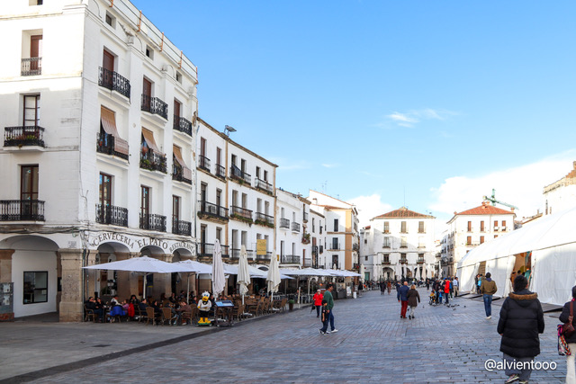 plaza mayor de caceres 